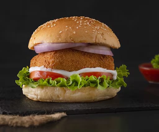 Crunchy Paneer Burger